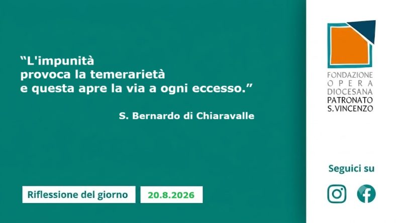 giovedì 20 agosto 2026