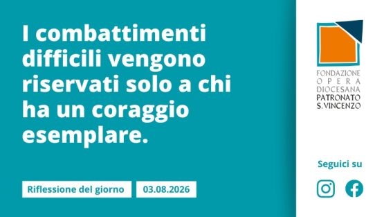 Lunedì 3 agosto 2026