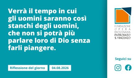 Martedì 4 agosto 2026