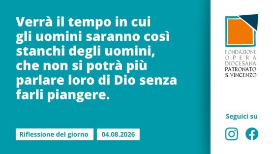 Martedì 4 agosto 2026