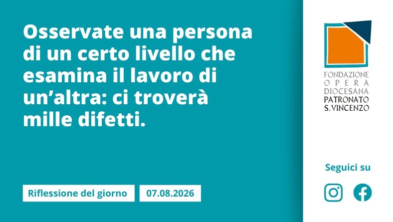 Venerdì 7 agosto 2026
