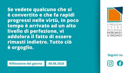 Sabato 8 agosto 2026