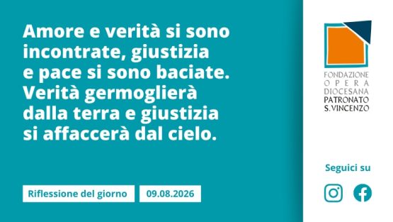Domenica 9 agosto 2026