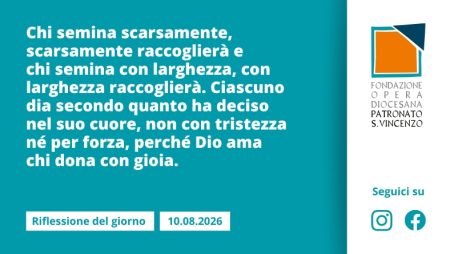 Lunedì 10 agosto 2026