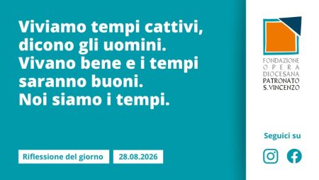 Venerdì 28 agosto 2026