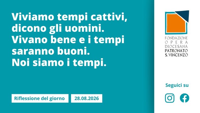Venerdì 28 agosto 2026