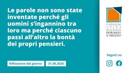 Lunedì 31 agosto 2026