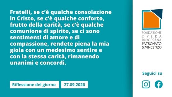 Domenica 27 settembre 2026