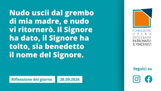 Lunedì 28 settembre 2026
