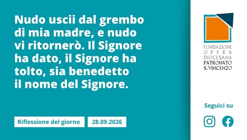 Lunedì 28 settembre 2026