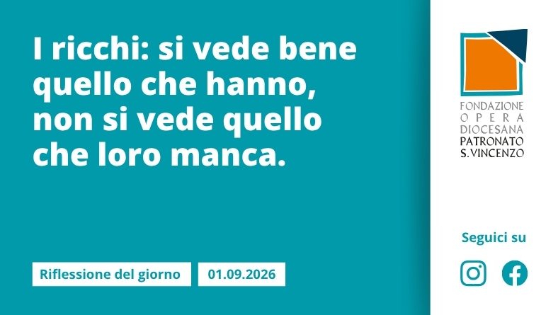 Martedì 1° settembre 2026
