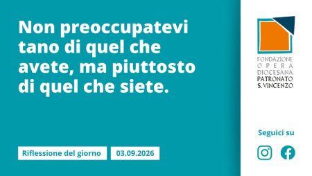 Giovedì 3 settembre 2026