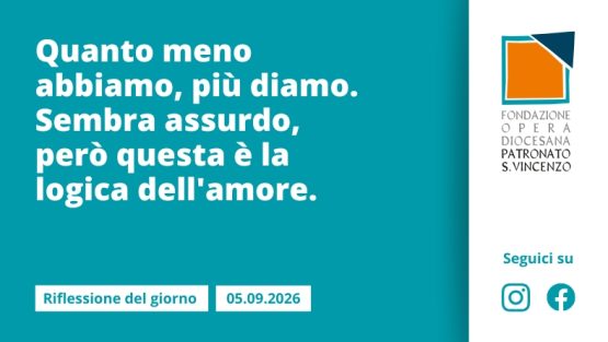 Sabato 5 settembre 2026