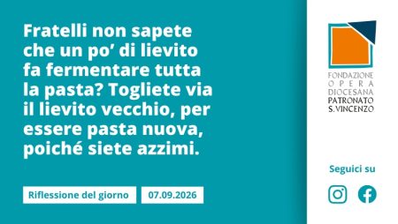 Lunedì 7 settembre 2026