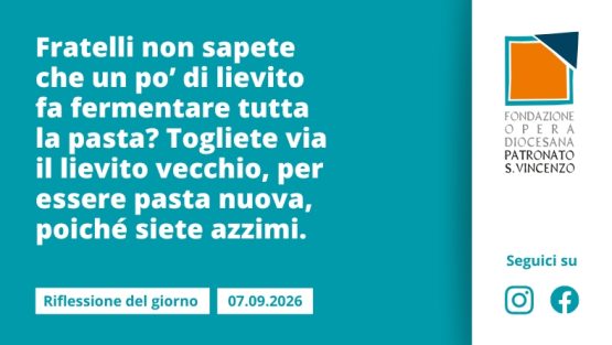 Lunedì 7 settembre 2026