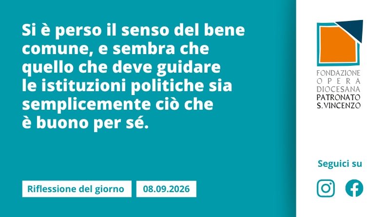 Martedì 8 settembre 2026