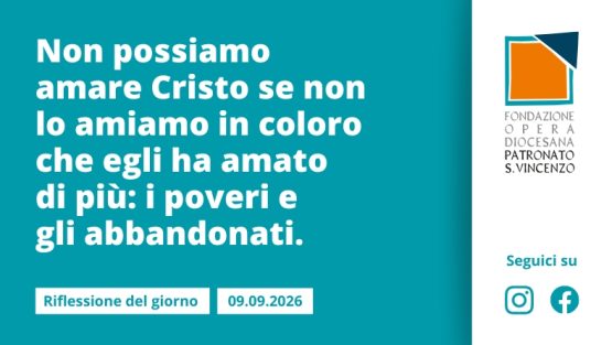 Mercoledì 9 settembre 2026