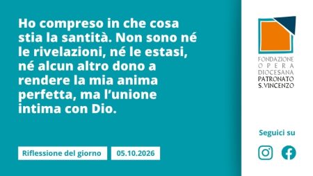 Lunedì 5 ottobre 2026