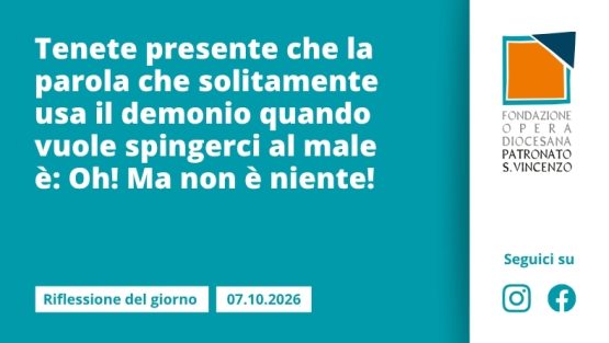 Mercoledì 7 ottobre 2026