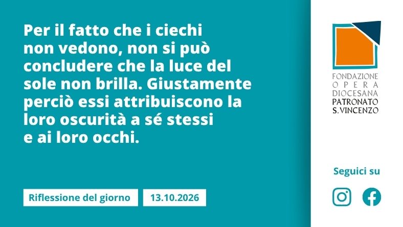 Martedì 13 ottobre 2026