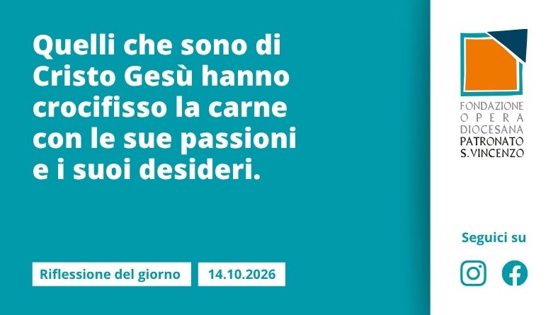 Mercoledì 14 ottobre 2026
