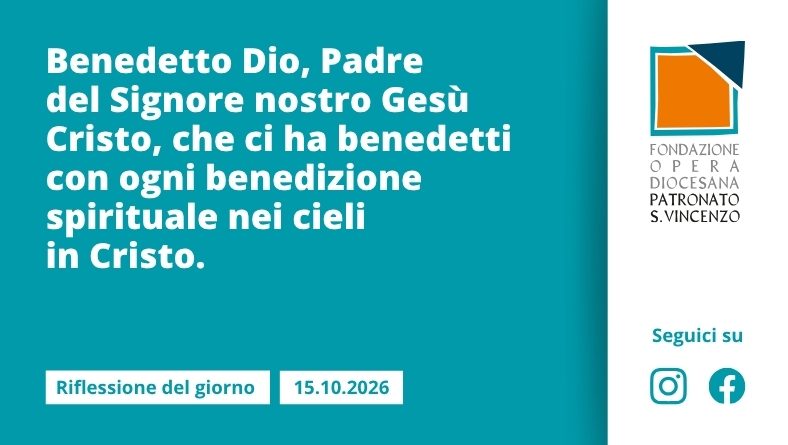 Giovedì 15 ottobre 2026