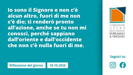 Domenica 18 ottobre 2026