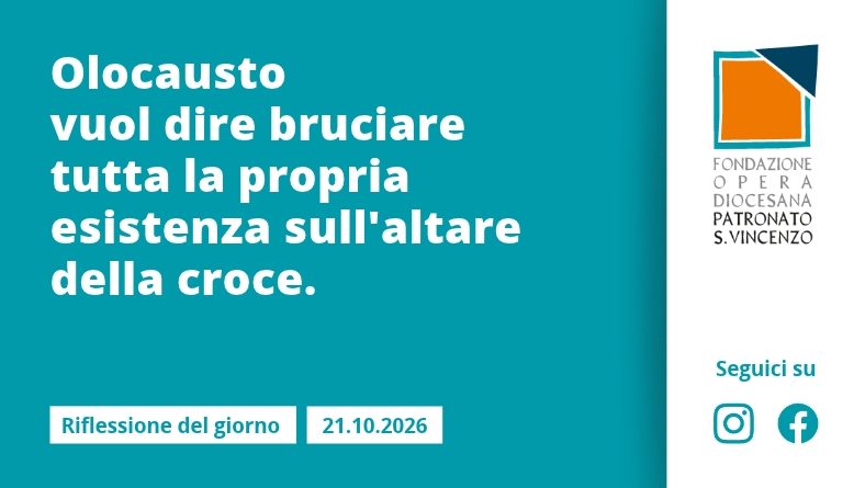 Mercoledì 21 ottobre 2026