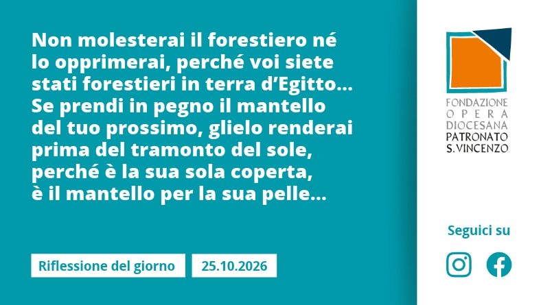 Domenica 25 ottobre 2026